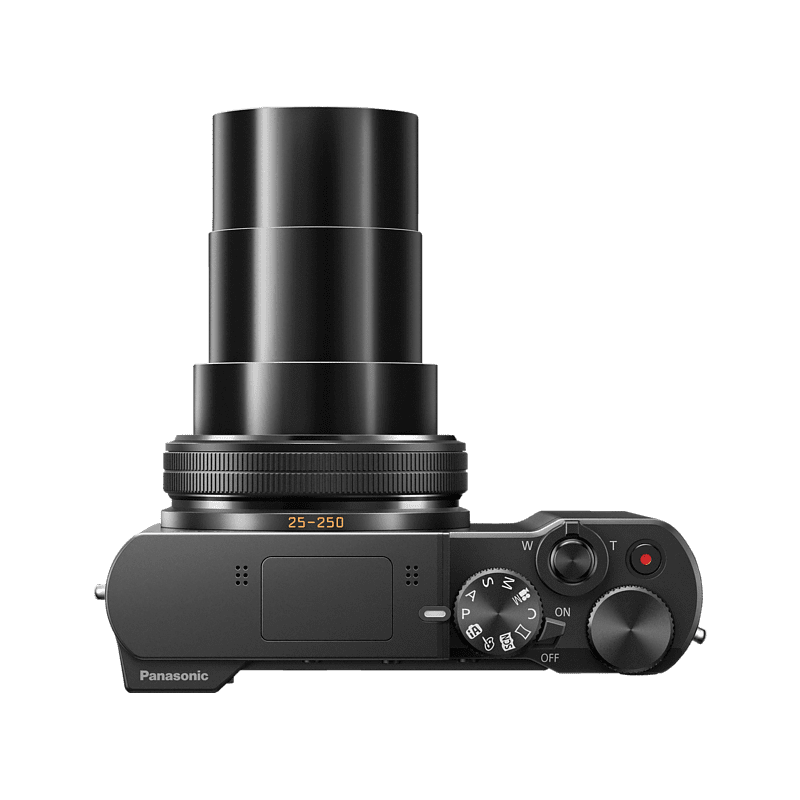 PANASONIC Lumix DMC-TZ101 LEICA Digitalkamera Schwarz , 10x opt. Zoom, LCD-Display