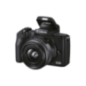 CANON Canon EOS M50 MK II Kit Systemkamera mit Objektiv 15-45 mm + 55-200 mm , 7,5 cm Display Touchscreen, WLAN