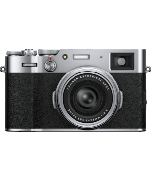 FUJIFILM X100V Kompaktkamera Silber, Festbrennweite opt. Zoom, LC, WLAN