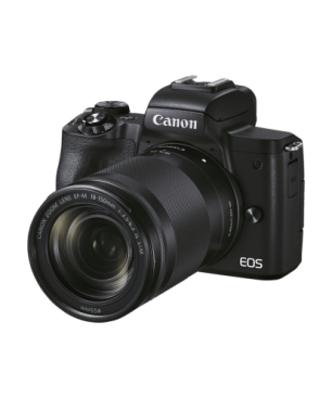 CANON Canon EOS M50 MK II Kit Systemkamera mit Objektiv 18-150mm , 7,5 cm Display Touchscreen, WLAN