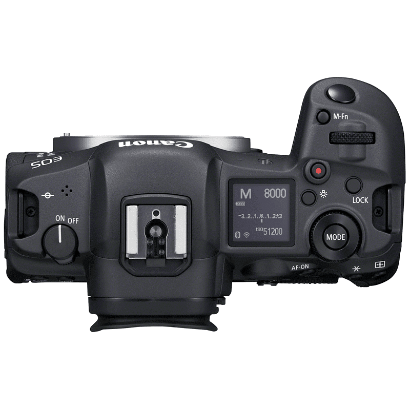 CANON EOS R5 Body Systemkamera , 8,01 cm Display Touchscreen, WLAN