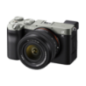 SONY Alpha 7C Kit (ILCE-7CL) Systemkamera mit Objektiv 28-60 mm , 7,6 cm Display Touchscreen, WLAN, Silber