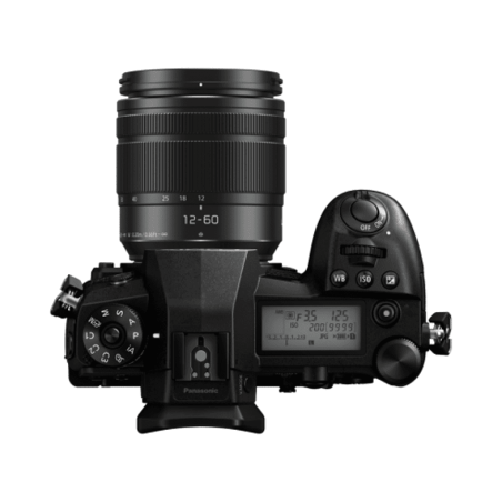 PANASONIC Lumix DC-G9MEG-K Systemkamera mit Objektiv 12-60 mm , 7,5 cm Display, WLAN
