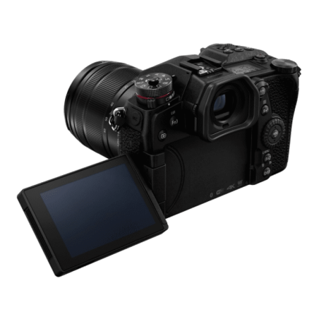 PANASONIC Lumix DC-G9MEG-K Systemkamera mit Objektiv 12-60 mm , 7,5 cm Display, WLAN