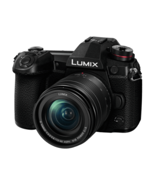 PANASONIC Lumix DC-G9MEG-K Systemkamera mit Objektiv 12-60 mm , 7,5 cm Display, WLAN