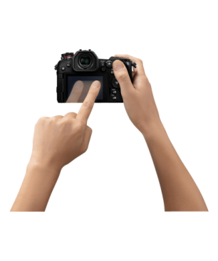 PANASONIC Lumix DC-G9MEG-K Systemkamera mit Objektiv 12-60 mm , 7,5 cm Display, WLAN