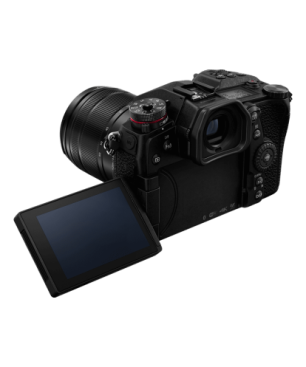 PANASONIC Lumix DC-G9MEG-K Systemkamera mit Objektiv 12-60 mm , 7,5 cm Display, WLAN