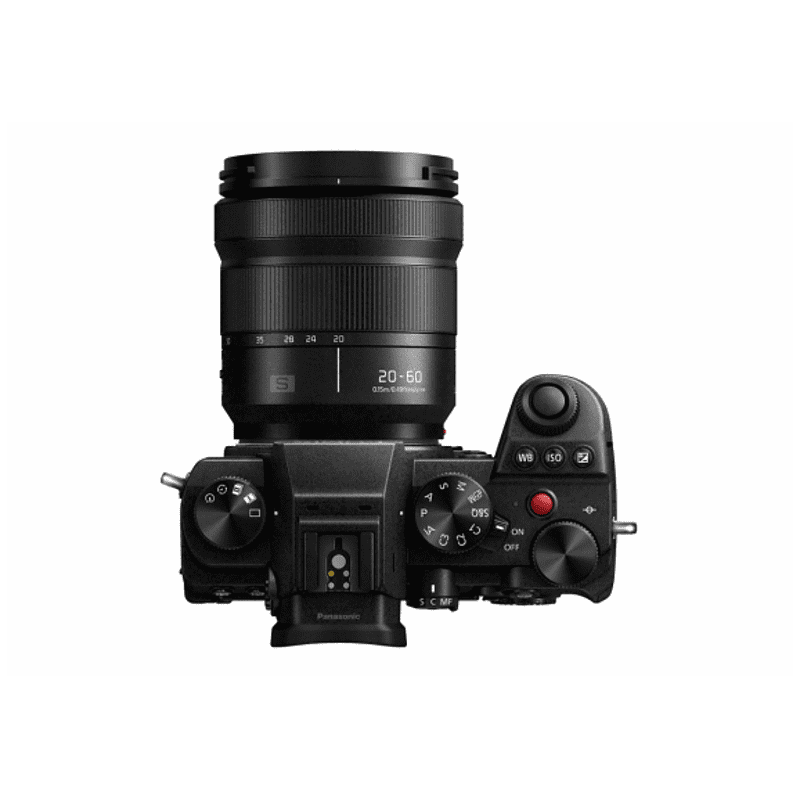 PANASONIC DC-G91MEG-K Lumix G Kit Systemkamera mit Objektiv 12-60 mm , 7,5 cm Display Touchscreen, WLAN