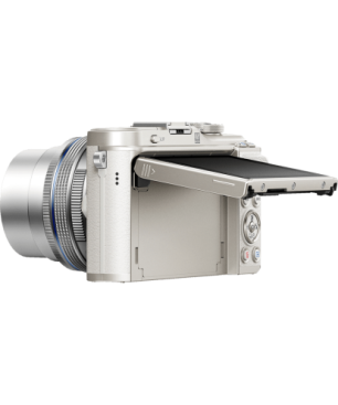 OLYMPUS PEN E-PL 10 Kit Systemkamera mit Objektiv 14-42mm , 7,6 cm Display Touchscreen, WLAN