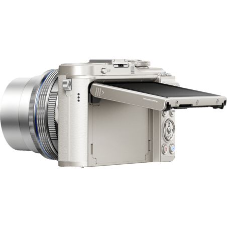 OLYMPUS PEN E-PL 10 Kit Systemkamera mit Objektiv 14-42mm , 7,6 cm Display Touchscreen, WLAN