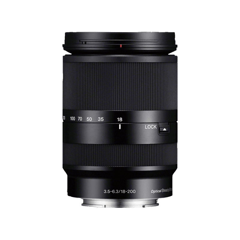 SONY SEL18200LE 18 mm - 200 mm f/3.5-6.3 OSS, ASPH, Circulare Blende (Objektiv für Sony E-Mount, Schwarz)