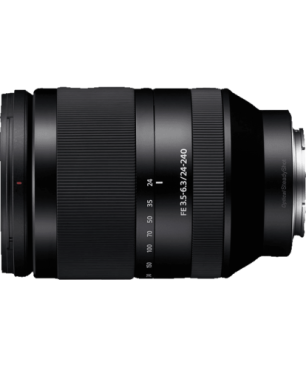 SONY SEL24240 Vollformat 24 mm - 240 mm f/3.5-6.3 OSS, ED, ASPH, DMR, Circulare Blende (Objektiv für Sony E-Mount, Schwarz)