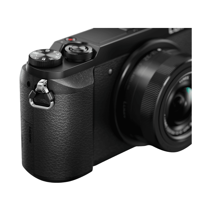 PANASONIC Lumix DMC-GX80 Systemkamera mit Objektiv 12-32 mm , 7,5 cm Display Touchscreen, WLAN