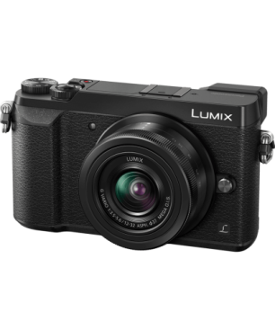 PANASONIC Lumix DMC-GX80 Systemkamera mit Objektiv 12-32 mm , 7,5 cm Display Touchscreen, WLAN