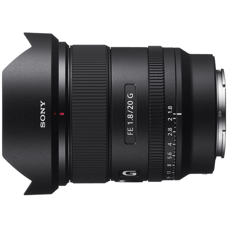 SONY SEL20F18G Vollformat - 20 mm f/1.8 G-Lens, IF, AA (Advanced Aspherical), ED, FHB, DMR, Circulare Blende