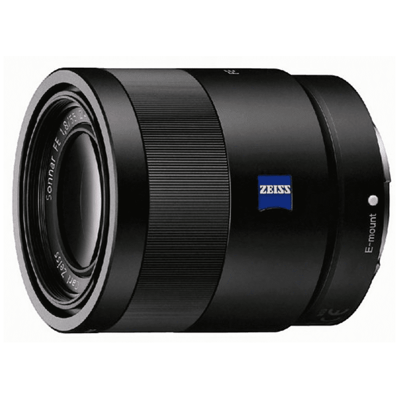 SONY SEL55F18Z Zeiss Vollformat - 55 mm f/1.8 ASPH, DMR, Circulare Blende (Objektiv für Sony E-Mount, Schwarz)