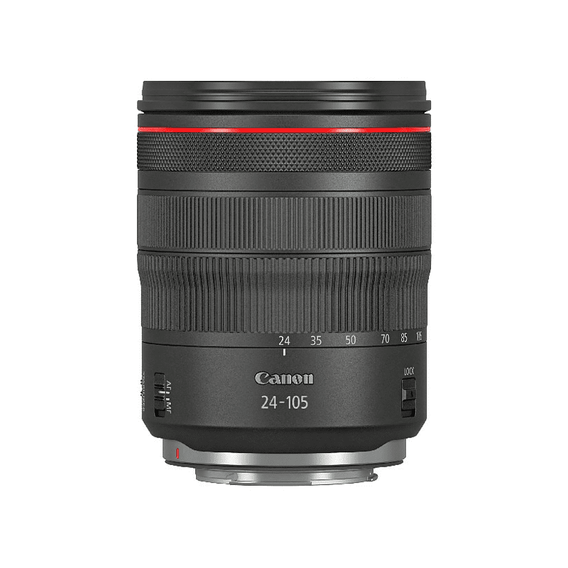 CANON RF 24 mm - 105 mm f/4 RF, USM, IS (Objektiv für Canon R-Mount, Schwarz)