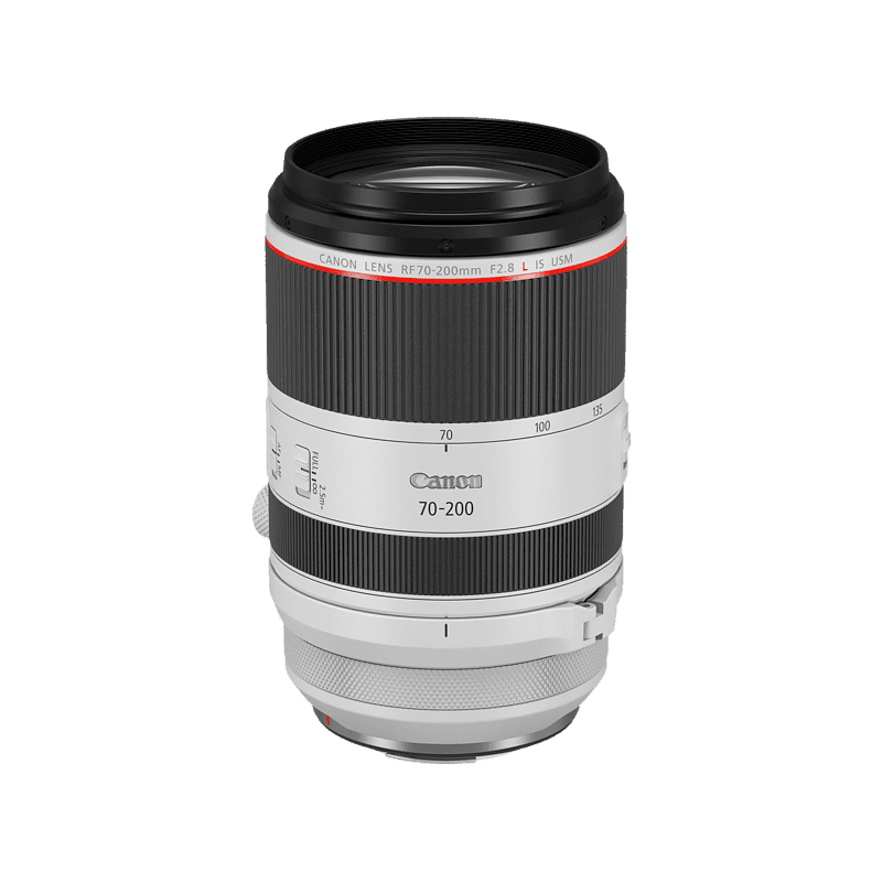 CANON RF 70 mm - 200 mm f/2.8 L-Reihe (Objektiv für Canon R-Mount, Weiß)
