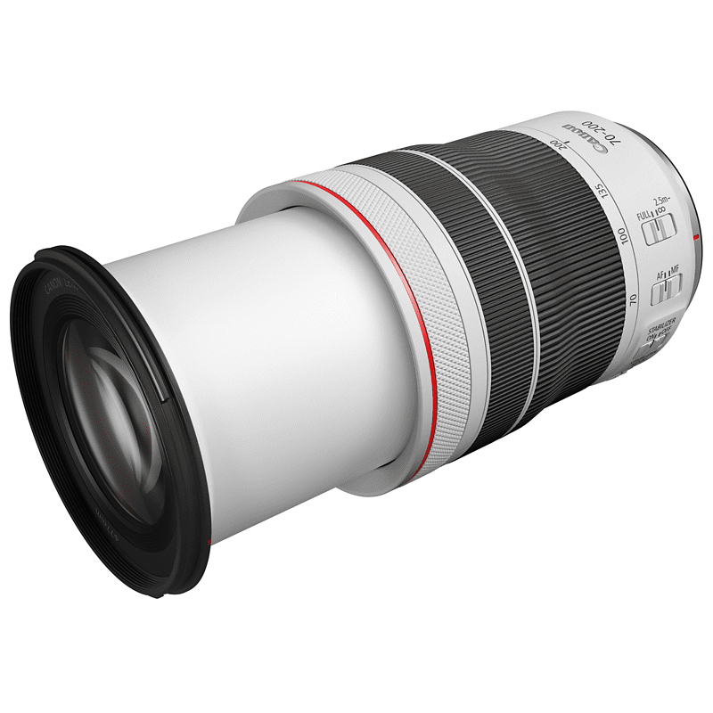 CANON RF 70 mm - 200 mm f./4.0 (Objektiv für Canon R-Mount, Weiss)