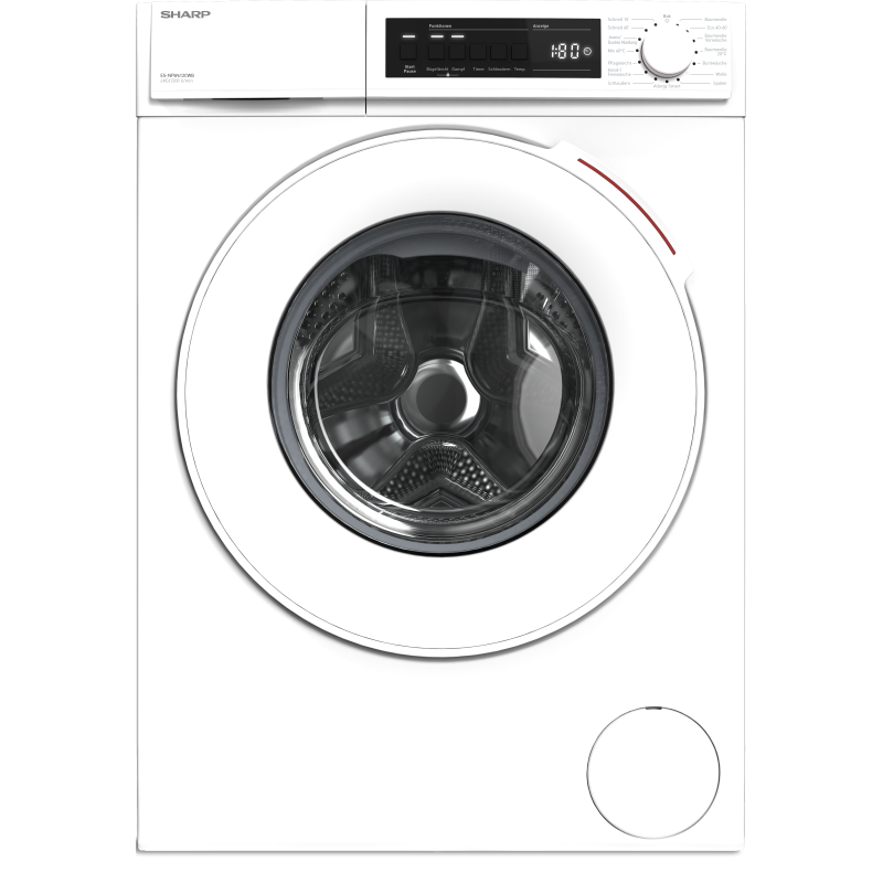 SHARP ES-NFW612CWB-DE Waschmaschine (6 kg, 1200 U/Min., B)