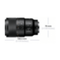 SONY SEL90M28G Vollformat - 90 mm f/2.8 G-Lens, OSS, FHB, IF, FRL, DMR, Circulare Blende (Objektiv für Sony E-Mount, Schwarz)