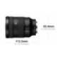 SONY SEL24105G Vollformat 24 mm - 105 mm f/4 G-Lens, OSS, DMR, FHB, ED, ASPH, Circulare Blende