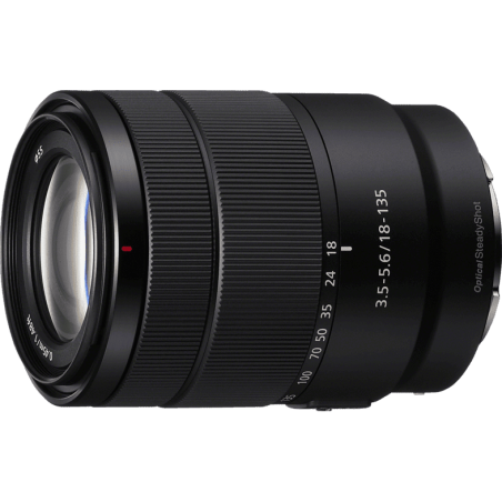 SONY SEL18135 18 mm - 135 mm f/3.5-5.6 OSS, ED, Circulare Blende (Objektiv für Sony E-Mount, Schwarz)