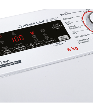 HOOVER H3TFMQ46TAMCE-84 Waschmaschine (6 kg, B)