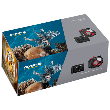 OLYMPUS TG-6 Open Water Diver Kit Digitalkamera Schwarz