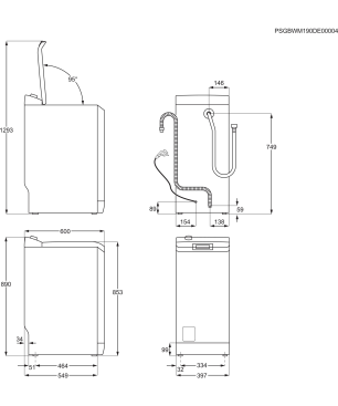 AEG L7TEA70370 Serie 7000 ProSteam® mit Dampfprogramm Waschmaschine (7 kg, 1251 U/Min., C)