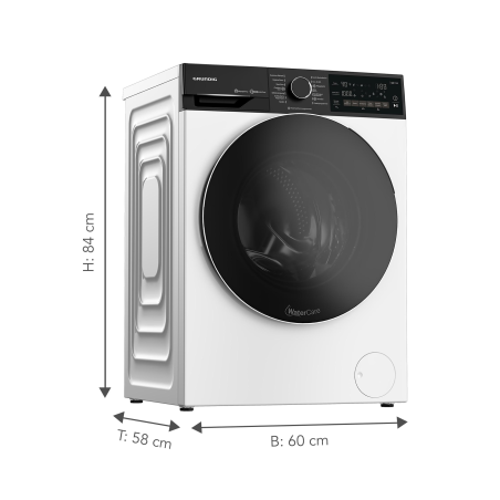 GRUNDIG GW7P510419W Waschmaschine (10 kg, 1400 U/Min., A, Mikroplastikfilter)