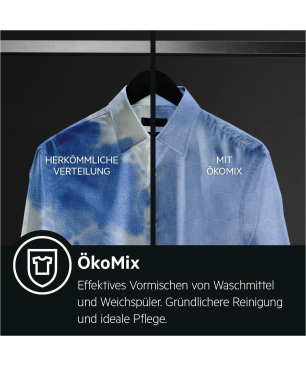 AEG L8FEA70690 Serie 8000 mit ÖkoMix Vormisch-Technologie Waschmaschine (9 kg, 1551 U/Min., A)