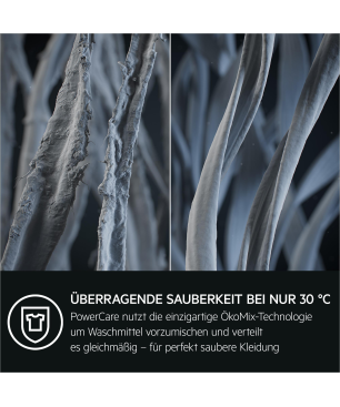 AEG LR8E75495 Serie 8000 PowerCare mit ÖkoMix Vormisch-Technologie Wifi Waschmaschine (9 kg, 1351 U/Min., A)