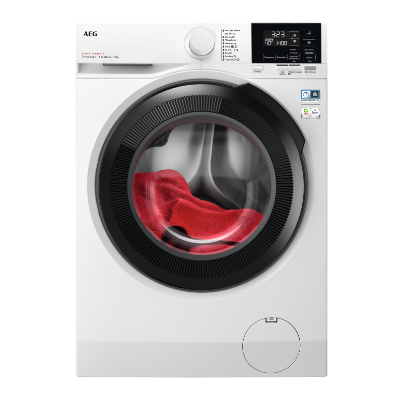 AEG LR6D60490 Serie 6000 ProSense® mit Mengenautomatik Wifi Waschmaschine (9 kg, 1351 U/Min., A)
