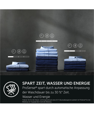 AEG LR6D60490 Serie 6000 ProSense® mit Mengenautomatik Wifi Waschmaschine (9 kg, 1351 U/Min., A)