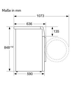BOSCH WGG 2440 R 10 Waschmaschine (9 kg, 1351 U/Min., A)