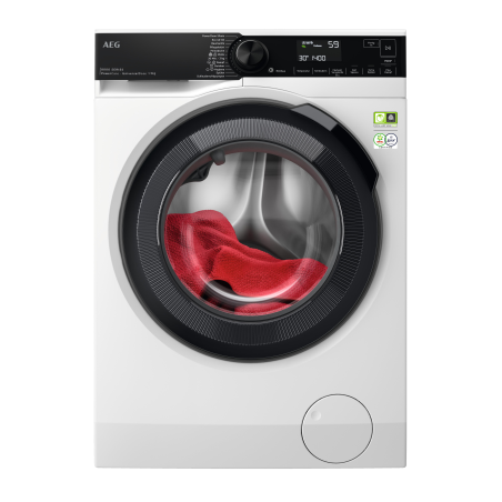 AEG LR8E75495 Serie 8000 PowerCare mit ÖkoMix Vormisch-Technologie Waschmaschine (9 kg, 1351 U/Min., A)
