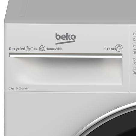 BEKO B3WFU57413W Waschmaschine (7 kg, A)