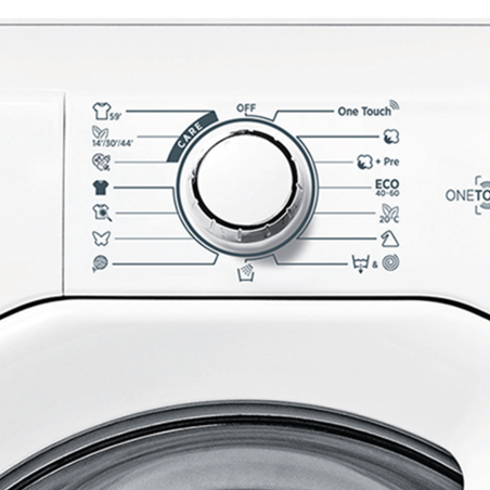 HOOVER H3W4 472DE/1-S Waschmaschine (7 kg, D)