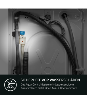 AEG LR7D70490 Serie 7000 ProSteam® mit Dampfprogramm Wifi Waschmaschine (9 kg, 1351 U/Min., A)