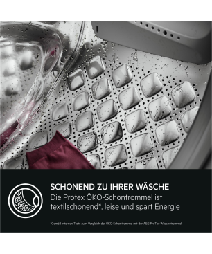 AEG LR7D70490 Serie 7000 ProSteam® mit Dampfprogramm Wifi Waschmaschine (9 kg, 1351 U/Min., A)