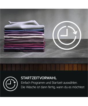 AEG L6FBF56490 Serie 6000 ProSense® mit Mengenautomatik Waschmaschine (9 kg, 1351 U/Min., A)
