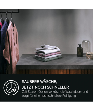 AEG L6FBF56490 Serie 6000 ProSense® mit Mengenautomatik Waschmaschine (9 kg, 1351 U/Min., A)