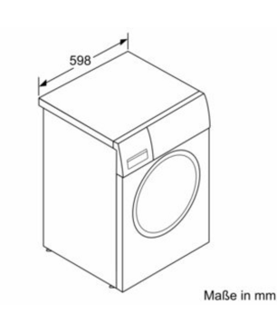 BOSCH WAX 32 M 12 Serie 8 Waschmaschine (10 kg, 1600 U/Min., B)