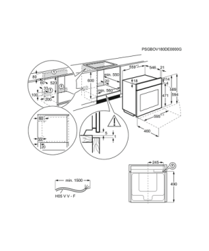 AEG HZ55M20I12, Herdset (Induktionskochfeld, A+, 71 Liter)