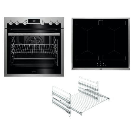 AEG BCO7741BA1 Backofen (Einbaugerät, 72 Liter, 594 mm breit)