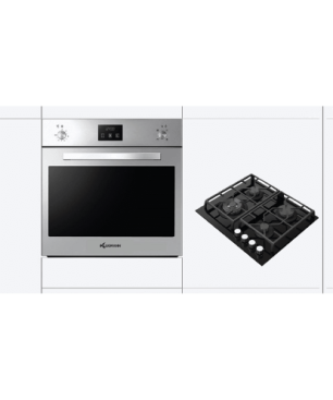 KLUGMANN KGO600.5GFX + KT6000B5, Einbauherdset