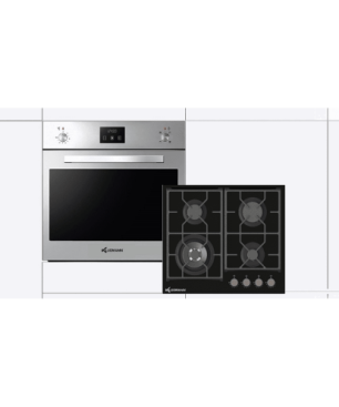 KLUGMANN KGO600.5GFX + KT6000B5, Einbauherdset