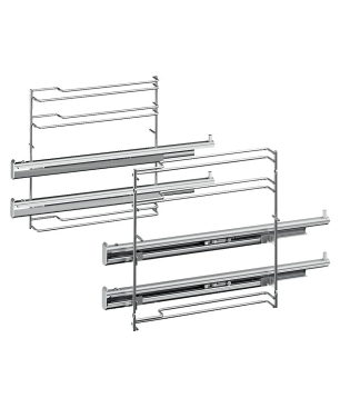 BOSCH HBD 80 PY 50 PYROLYSE, Einbaubackofenset (Induktionskochfeld)