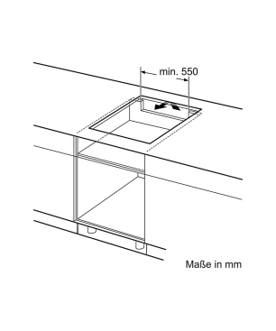 BOSCH HBD 80 PY 50 PYROLYSE, Einbaubackofenset (Induktionskochfeld)